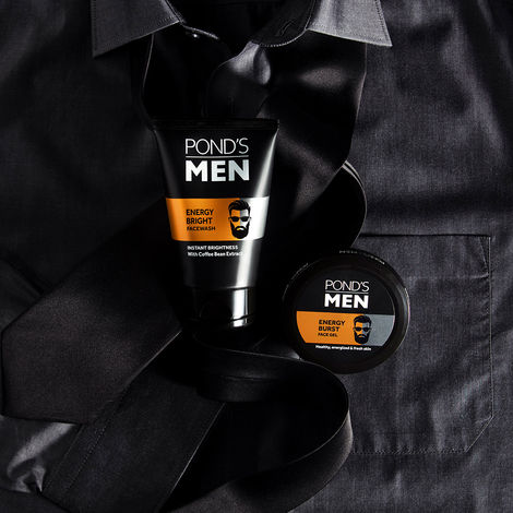 Pond's Men Energy Bright Anti-Dullness Facewash With Coffee Bean