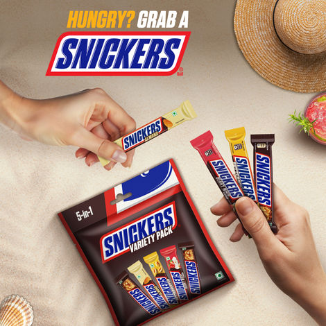 Snickers Variety Pack | Assorted Bars | Peanut, Almond, Butterscotch & Berry Whip