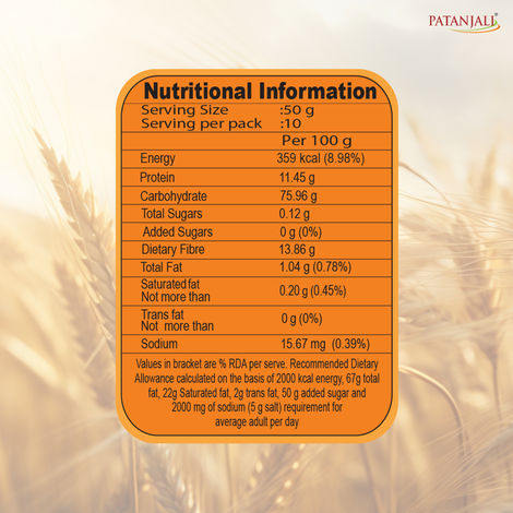 Patanjali Dalia Broken Wheat Daliya Porridge Seeds