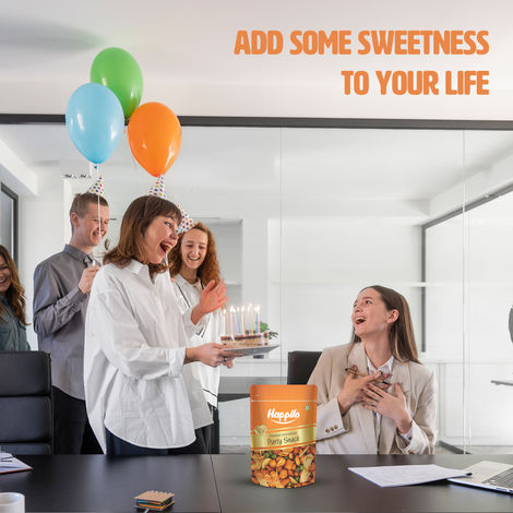 Happilo International Party Snack|Peanuts, Green Peas|Healthy Snack
