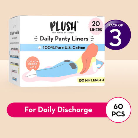 Plush Daily Panty Liner (Ultra Thin) Combo