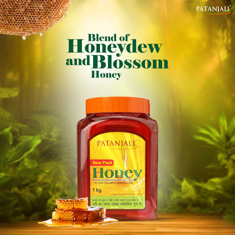 Patanjali Honey Natural Shahed No Added Sugar Sahad