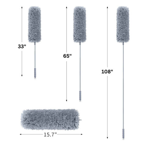 Se7en Microfiber Ceiling Telescopic Duster - Bendable and Extendable