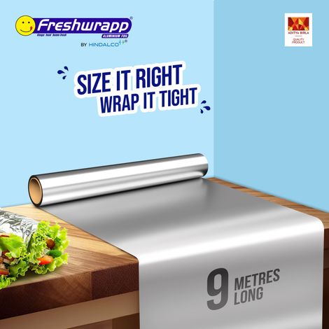 Hindalco Fresh wrapp Aluminium Foil - 9 m
