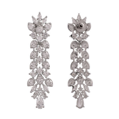 Voylla Starlight Stella Long Statement Earrings