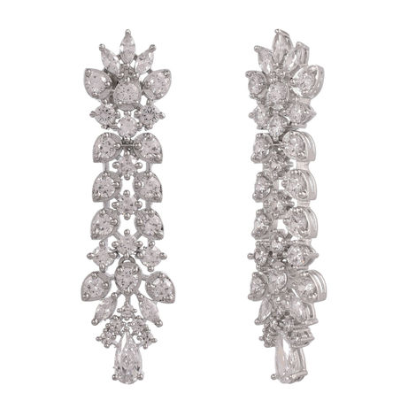 Voylla Starlight Stella Long Statement Earrings