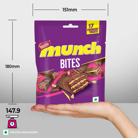 Nestle Munch Choco Coated Wafer Bar - Sharebag