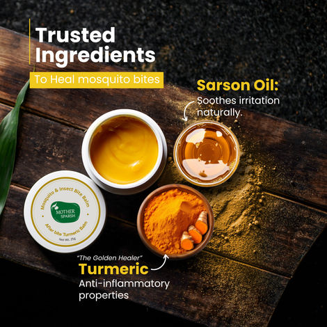Mother Sparsh After Bite Turmeric Balm For Rashes And Mosquito Bites