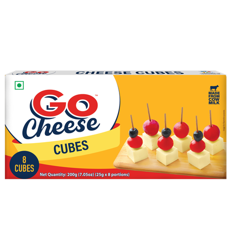 Go Cheese Processed- Square Cubes Combo