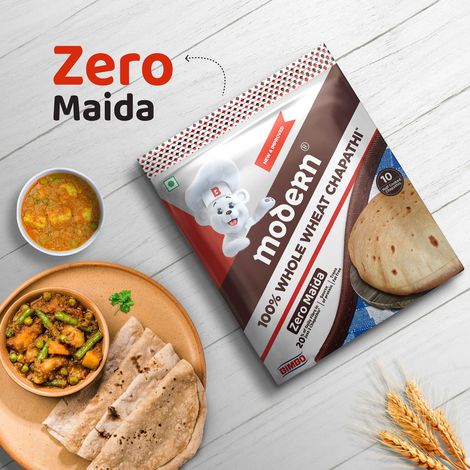 Modern 100% Whole Wheat Chapathi