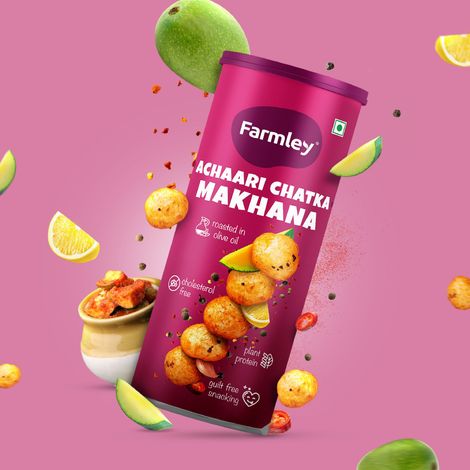 Farmley Achaari Makhana Roasted In Olive Oil