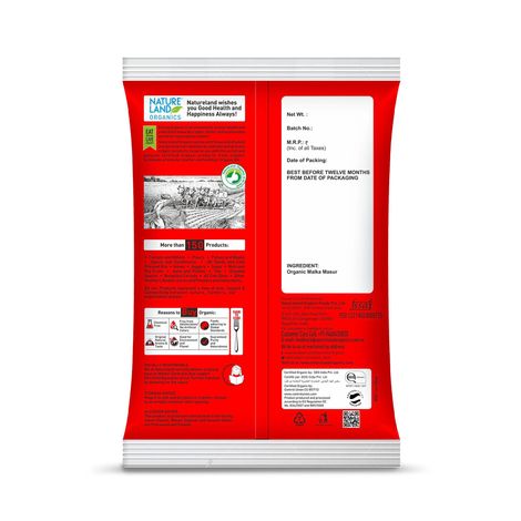 Natureland Organic Malka Masoor