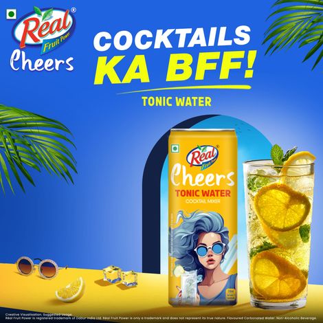 Real Cheers Tonic Water - Cocktail Mixer