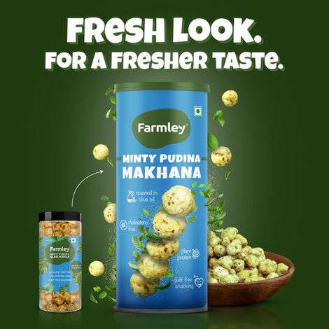 Farmley Minty Pudina Makhana Roasted In Olive Oil