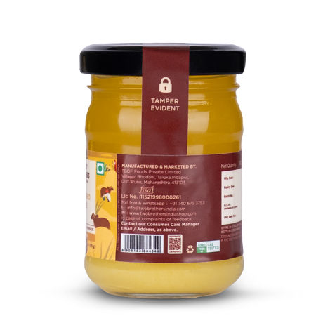 Two Brothers Organic Farms A2 Desi Gir Cow Cultured Ghee