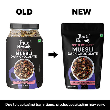 True Elements Muesli Dark Chocolate