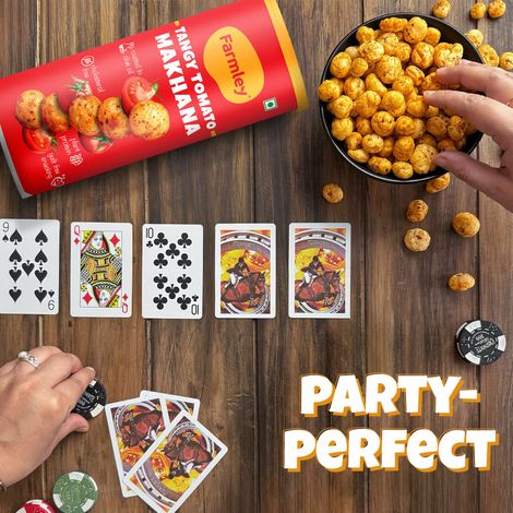 Farmley Tangy Tomato Makhana Roasted In Olive Oil