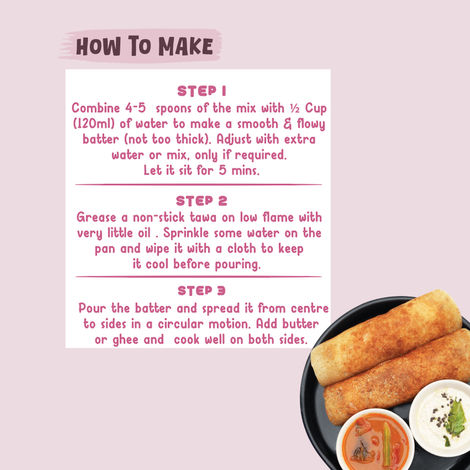 Gladful Sprouted Ragi Dosa