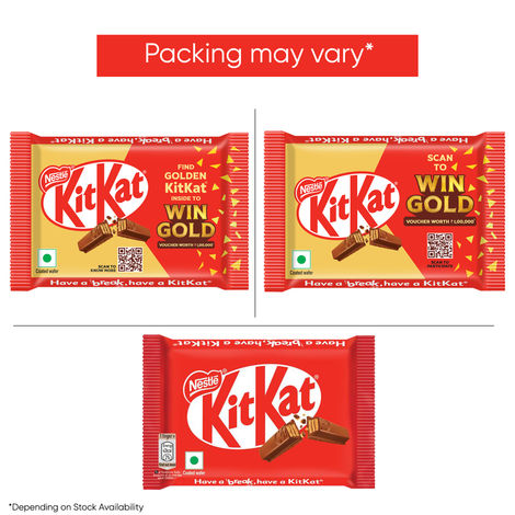 Nestle KitKat 4 Fingers Choco Coated Wafer Bar