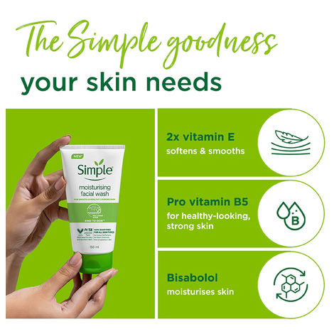 Simple Kind To Skin Moisturising Facial Wash