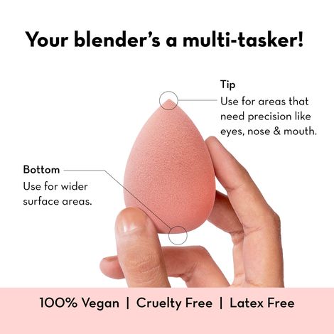 Plush Beauty Sponge For Smooth Makeup Application Peachy Puff Makeup Blender