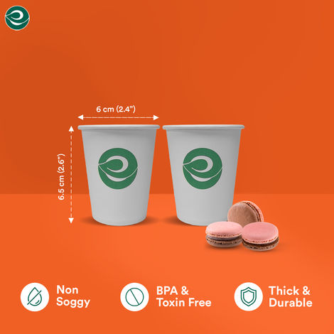 ECO SOUL 150 ml | 50 Count | Disposable Cup/Glass