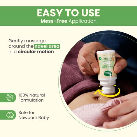 Mother Sparsh Tummy Roll On For Baby Colic Relief Constipation And Indigestion With Hing & Saunf