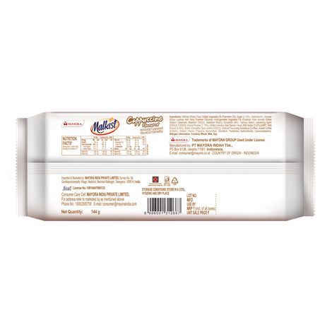 Malkist Cappuccino Flavoured Cracker Biscuits