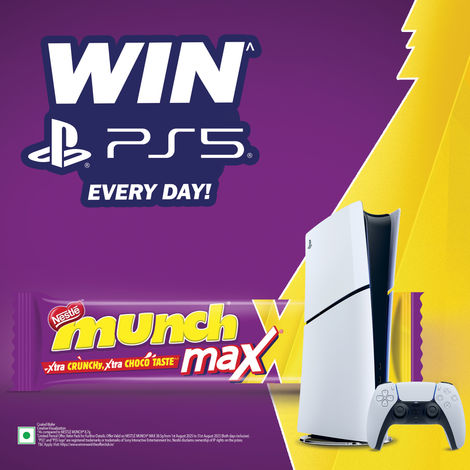 Nestle Munch Max Choco Coated Crunchy Wafer Bar