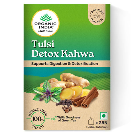 Organic India Tulsi Detox Kahwa Organic Green Tea