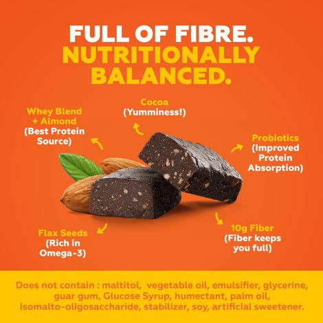 Yoga Bar 20g Protein Bar, Almond Fudge, Multigrain Energy Bar, High Protein Bar