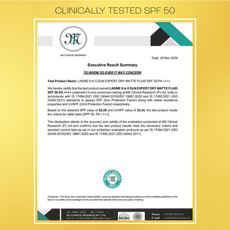 Lakme Sun Expert SPF 50 Ultra Matte Lotion
