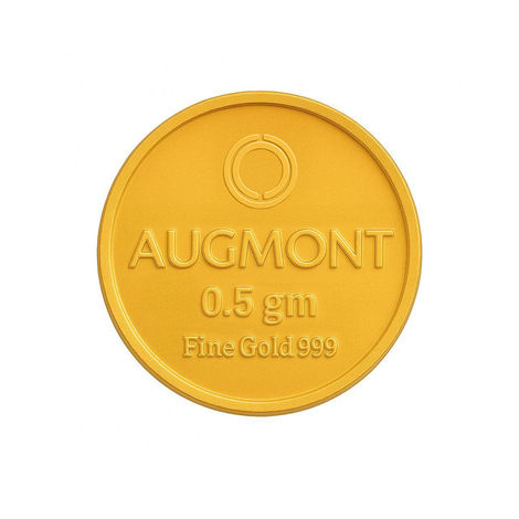 24 Karat 999 Pure Gold Coin | 0.5 g | Augmont