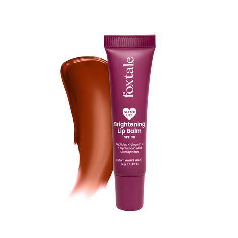 Foxtale SPF 30 Brightening Lip Balm with Peptitdes (Light Mauve)