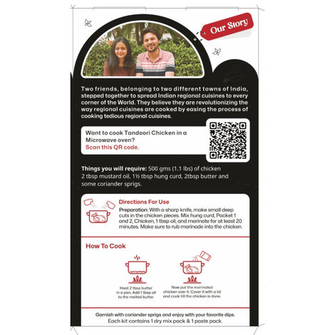 Hidden Chefs Tandoori Chicken Recipe Kit