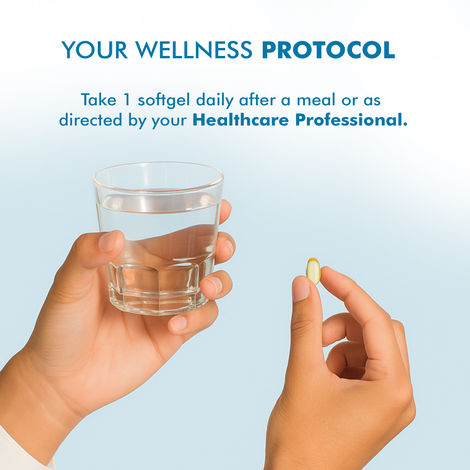 Dr. Morepen Omega-3 Fish Oil 1000mg Capsules with Vitamin A,E & D3 No Fishy Burps