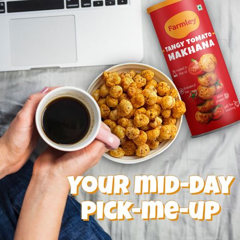 Farmley Tangy Tomato Makhana Roasted In Olive Oil