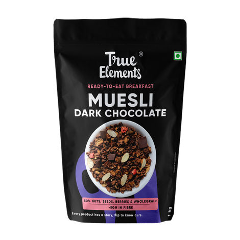 True Elements Muesli Dark Chocolate