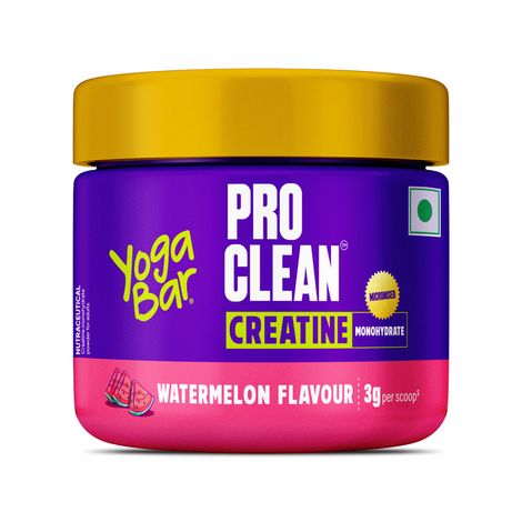 Yoga Bar Creatine Monohydrate-Micronized & Power-Packed  Strength & Performance, Watermelon Flavor