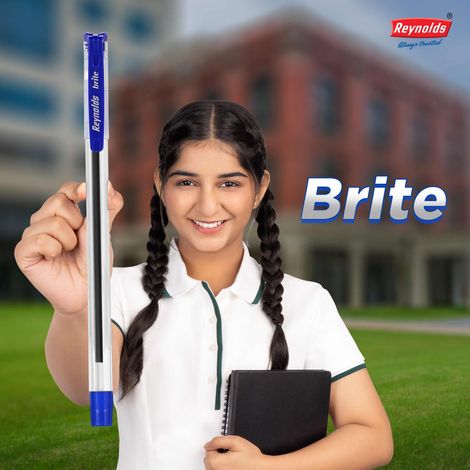 Reynolds Brite Ball Pen Set (5 Blue Pens)