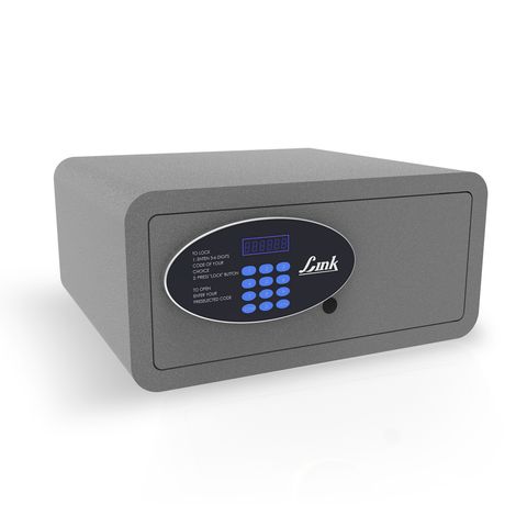 Link Smart Safe Locker - 28L Fingerprint & PIN Access | Grey | Citron LS-SF-03