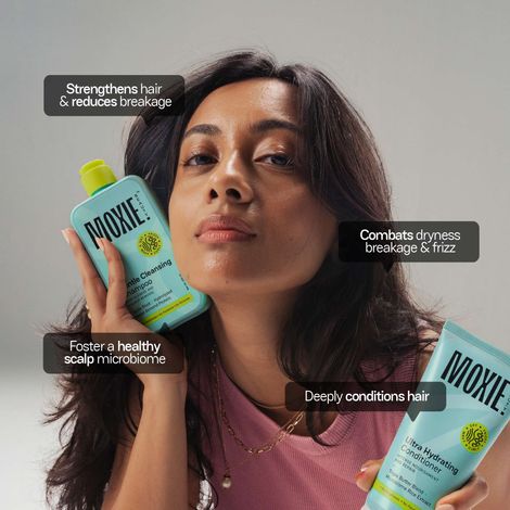 Moxie Beauty Shampoo & Conditioner Combo Gentle Cleansing Shampoo Ultra Hydrating Conditioner