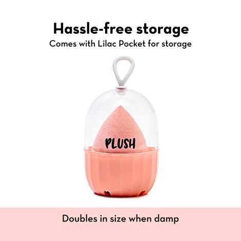 Plush Beauty Sponge For Smooth Makeup Application Peachy Puff Makeup Blender
