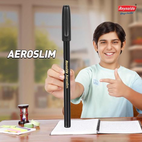 Reynolds Aeroslim Ball Pen Set (5 Black Pens)