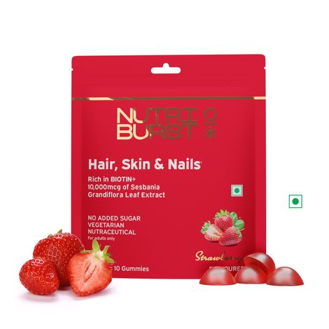 Nutriburst Biotin Gummies To Support Hair, Skin & Nail Growth