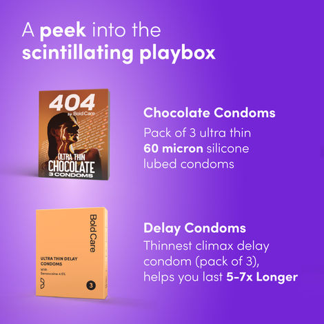 Bold Care Playbox Giftset for Couples - Designed for Ultimate Pleasure & Excitement