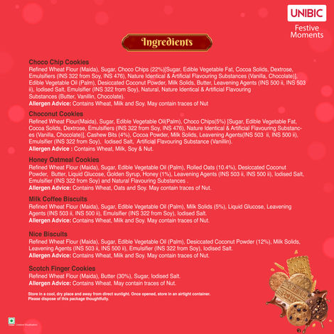 UNIBIC Cookies Festive Moments Gift Pack