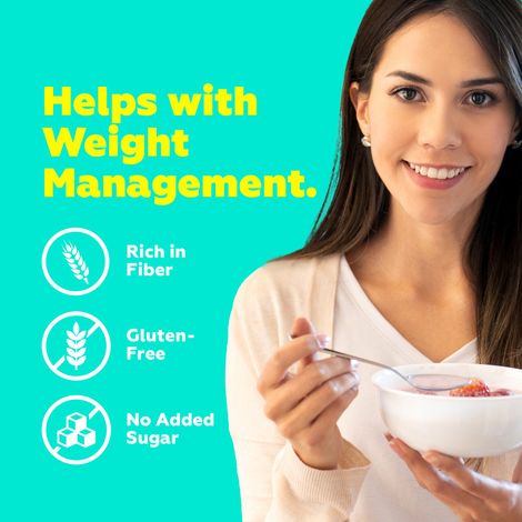 Yoga Bar Rolled Oats 1 kg Pouch Premium Golden Oats, Gluten Free, High Fibre, Non GMO