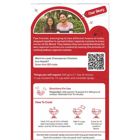 Hidden Chefs Champaran Chicken Recipe Kit