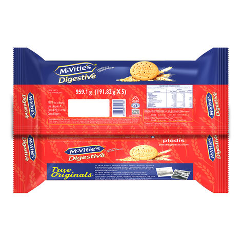 Mcvitie's Digestive High Fibre Biscuits With Goodness Of Wholewheat,Super Saver Family Pack